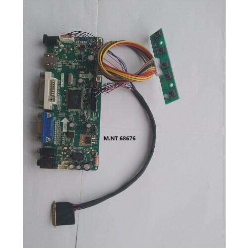 Controller board Kit M.NT68676 HDMI DVI VGA LED LCD DIY for G101STN01.D/0/4/6/G/C 1024×600 10.1" panel monitor