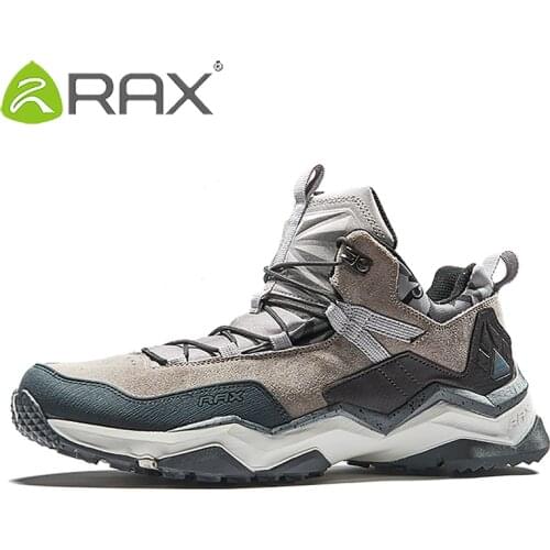 RAX Mens Waterproof Hiking Shoes Women Climbing Backpacking Trekking Boots Men Outdoor Shoes Anti-slip Mountain Sneakers Men