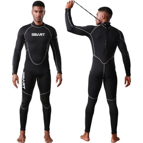 3mm Neoprene Wetsuit Windsurf Men Underwater Fishing Scuba Diving Suit Kitesurf Surf Clothes Snorkeling Spearfishing Equipment