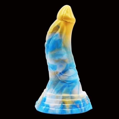 New Arrival sucker Dildos Mythological Design Erotic design anal plug Taurus art color silicone Fake Penis Sex Toys For Women 18