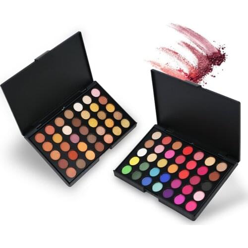 35 Colors Matte Eyeshadow Palette Beauty Earth Color Makeup Palette Shimmer Glamorous Pigmented Smoky Eye Shadow Maquillage