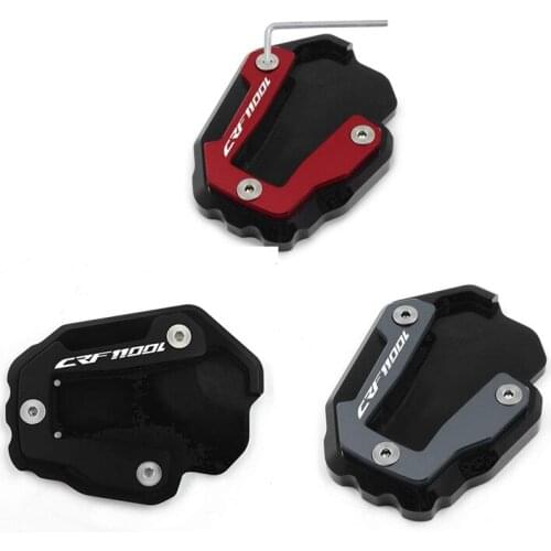 Motorcycle Kickstand Sidestand Stand Extension Pad for Honda CRF1100L Africa Twin Adventure Sports DCT 2019-2021