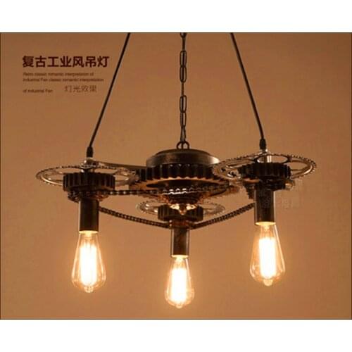 Industrial Pendant Lights Edison Hanging Lamps Loft Pendant lamp Wrought Iron Retro lighting Hanglamp suspension luminaire