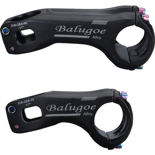 Cross-country Mountain Bike Aluminum Alloy Handlebars Plus or Minus 17 Degrees 60mm90mm Handlebar Speed Drop Bicycle Stem