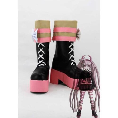 DanganRonpa Dangan Ronpa Utsugi Kotoko Cosplay Boots Anime Shoes