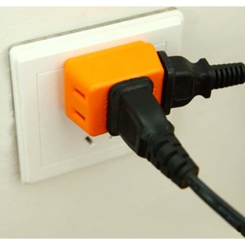 Charging Plug Power Socket Portable Electrical Outlet Travel Power Strip Triple Tap Travel Adapter Splitter Wall Plug 1 pcs 5z