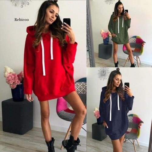 Autumn and winter new loose fashion long-sleeved hoodie womens hoodies