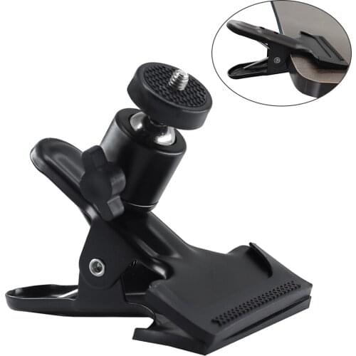 1pc Ball Head For Camera Tripod LED Light Flash Tripod Bracket Holder Mount 1/4 Hot Shoe Adapter Cradle for Camera Flash Light