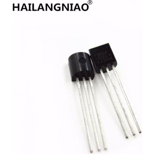 10pcs/1lot DS18B20+ DS18B20 18B20 TO92 Quantity temperature sensor