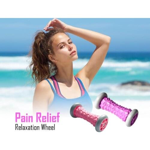 2021 Foot Massage Stick Diamond Line Massage Wheel Muscle Relaxation Stovepipe Fitness Yoga SSwell