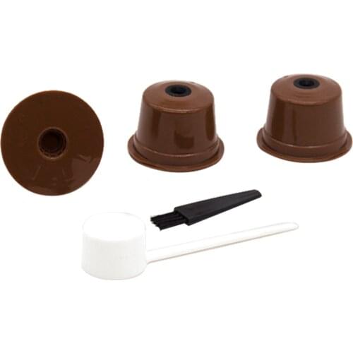 3pcs Stainless Coffee Filter Refillable Coffee Capsules fit for