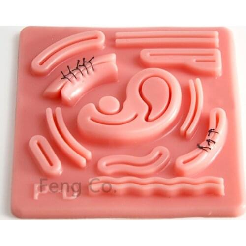 Suturing Practice 3D Pad Stitching Module Surgical Simulation Exercise Medical Silicone Skins Laparoscopic Training Education