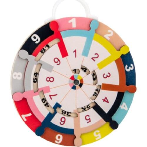 Learning Board Multifunctional Wooden Double-Sided Matching Toy Kids Math Toy Early Learning Board Montessori Educational Toys