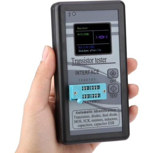 Hot Sale Multi-functional LCD Display Digital Transistor High Precision Tester LCD Display Digital ECR Interface Tester