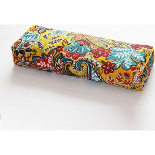 Rough Fabric Rectangle Buckwheat Hull Pillow Bedding Neck Health Pillow Protect Body Cervical Spine Comfortable Adult Pillow