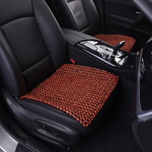 Quality rosewood wooden bead car seat cushion single summer office computer chair square pad sofa bead Wooden bead seat