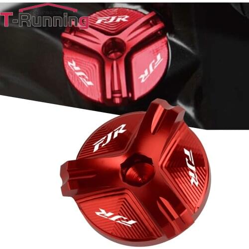 Logo "FJR" Oil Cap for Yamaha FJR 1300 FJR1300 ABS 2001-2016 2017 2015 Motorcycle Accessories CNC Oil Filler Cap Plug Cover