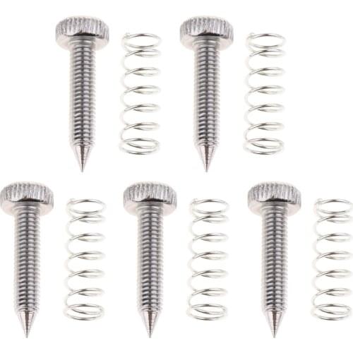 Durable Metal Anti-slip 5pcs Springs+5pcs Screws for Drum Pedal Hammers Repair Tools