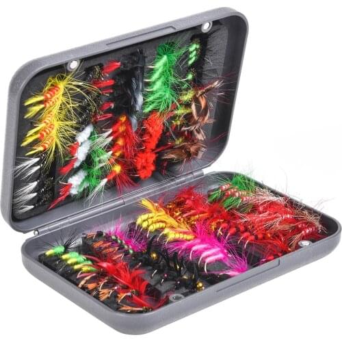 Multi-color mixed fly hook, fly fishing, bionic butterfly, bionic fish hook, lure fishing