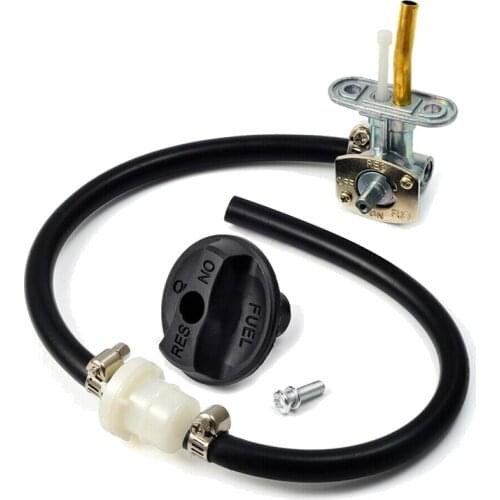 Fuel Gas Tank Petcock Valve Switch & Oil Fuel Filter for Arctic Cat 250 300 400 500 1998-2005 0470-445 AVT