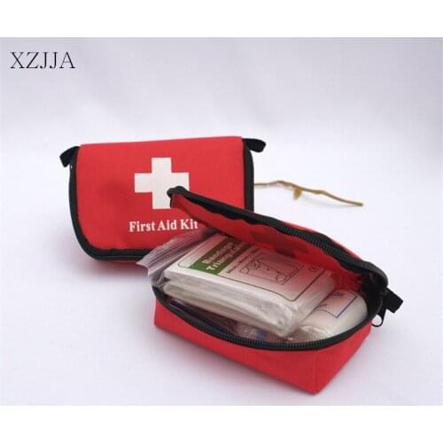 XZJJA Portable First Aid Emergency Medical Kit Survival Bag Medicine Storage Box Home Travel Outdoor Sport Camping Mini Tool Bag