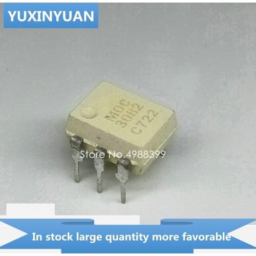 YUXINYUAN 10PCS/LOT MOC3082 MOC 3082 C3082 OC3082 DIP6 in stock in stock
