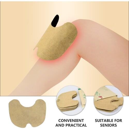 1 Box 12 Pcs Breathable Knee Plasters Safe Moxa Plasters Wormwood Plasters
