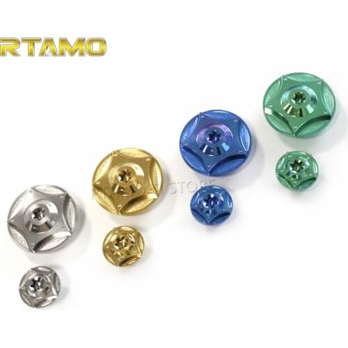 Motorcycle Accessories Engine Cover Hole Decorative Screw Engine Cap Plug Titanium Screws Kit For Honda Sonic/ Honda RS150 CBR