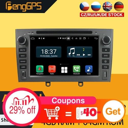 Car GPS Navigation For Peugeot 408 2007-2010 IPS Touchscreen Multimedia Headunit Car Radio Bluetooth