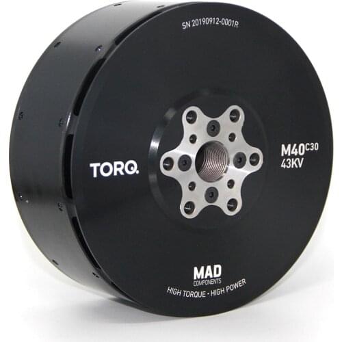 MAD TORQ M40 PRO V3.0 KV43 70KGS Large Powerful Heavy Lift Waterproof Drone Motor