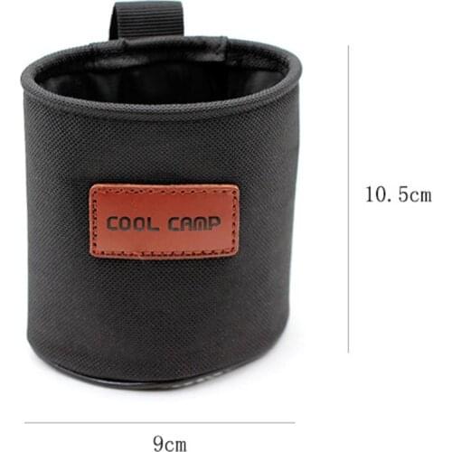Moutain Bike Water Cup Holder Organizer Drink Water Bottle Mount Stand Chair Side Storage Bag For Outdoor Cycling Camping