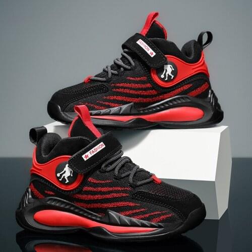 New 2021 Childrens Sneakers Boys Basketball Sports Shoes for Boys High Quality Comfortable Non-slip Kids Shoes Basket Enfant