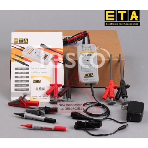 ETA5002 25M 100M 1300V oscilloscope differential probe isolated probe