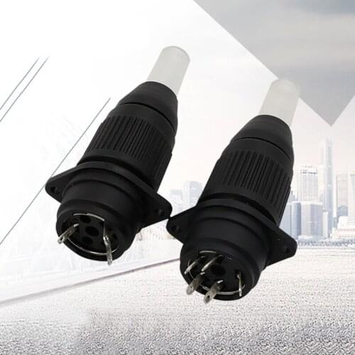 WT29 Bayonet European Aviation Male Plug Round Flat Female Socket Jack 3 5 Core 3 Pole Power Connector Solder Rated Current 10A