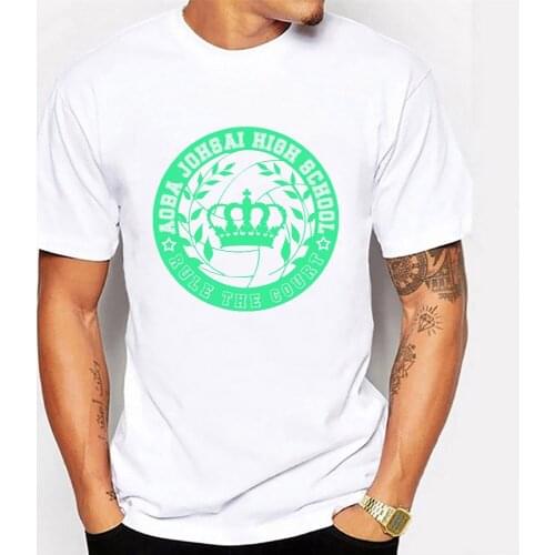 Anime Haikyuu T Shirt Aoba Johbai High School T Shirts Summer Harajuku Tshirts Men Oversized Short Sleeve Tees Round Neck Tops