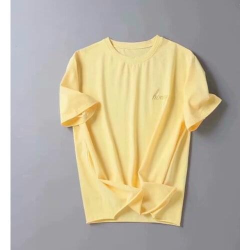 Oversize Women Soft Cotton O Neck T-shirt 2021 Summer Fashion Ladies High Street Loose T-shirt Female Casual Solid Color T-shirt