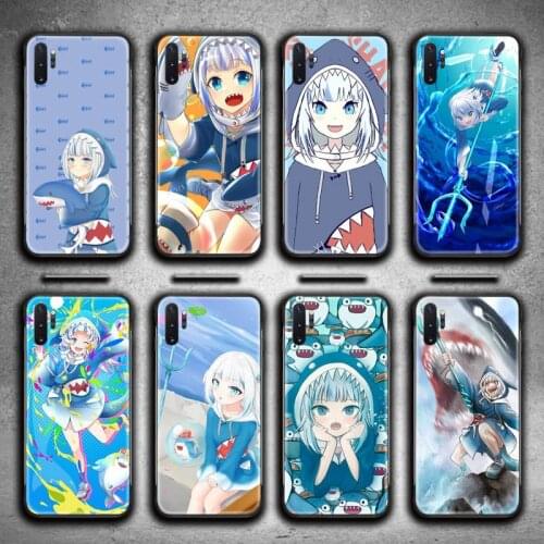 Hololive Gura Gawr shark Girl Phone Case For Samsung Galaxy Note20 ultra 7 8 9 10 Plus lite M51 M21 M31 J8 2018 Prime