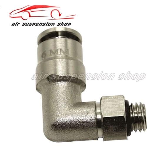 Air Suspension Compressor Pump Valve Angle Elbow Connection for VW Volkswagen Q7 Touareg 2004-2010 for Porsche Cayenne 2002-2010