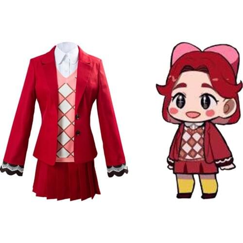 Game Animal Cosplay Crossing Celeste Cosplay Costume Women Uniform Outfit Top+Skirt Halloween Carnival Costumes