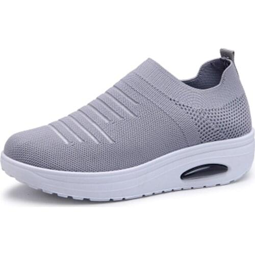 Siddons Summer Mesh Women Casual Shoes Breathable Lightweight Slip On Sneakers For Women Loafers Shallow Casual Female Flat Shoe