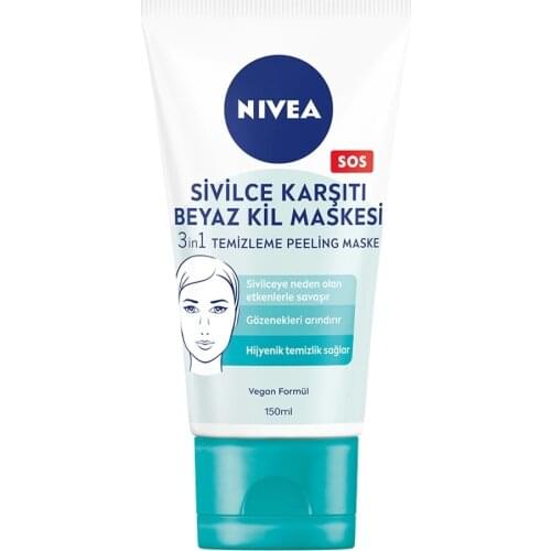 Nivea Anti Acne 3-in-1 White Clay Mask 150 ml