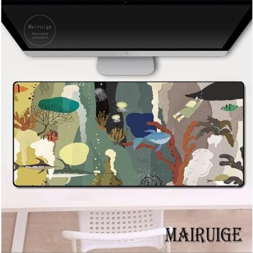 Cute Mouse Pad Comtuper Desk Mat Large XXLGenshin Impact Mousepad Gaming Accessoroes Laptop Gamer Keyboard Waterproof Maus Mat