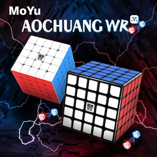Moyu AoChuang WR M Magnetic 5x5x5 magic cube 5x5 puzzle cube aochuang WRM Magnet cubo magico 5x5x5 speed cube