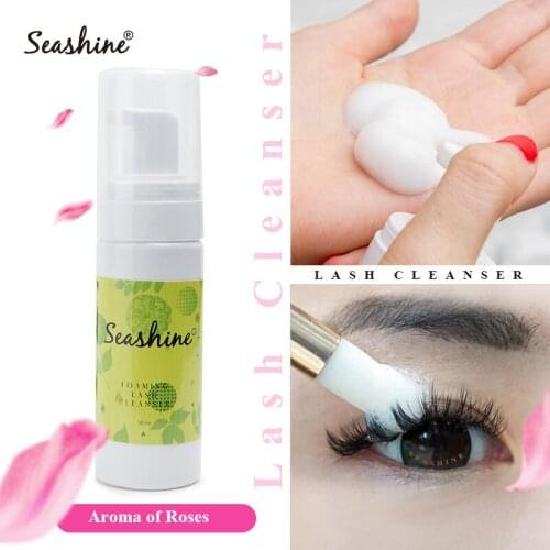 SeashineBeauty Eye Lashes Foam Cleaner Individual Eyelash Extension Cleanser Shampoo Eyelashes Detergent Makeup Tools