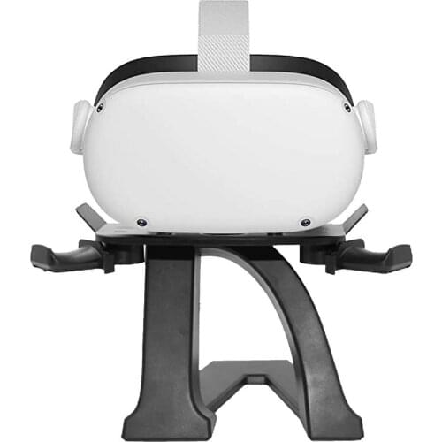 VR Headset Display Stand For Oculus Quest 2 VR Headset Holder Station Game Controller Stand For Oculus Quest 1/2 VR Accessories