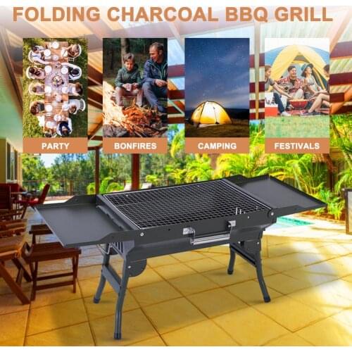 Mini Collapsible Portable Grill Camping Outdoor korean grill stand folding Charcoal Bbq Grill Cooking grill accessories Tools