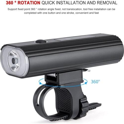 LED Bicycle Front Light 5 Light Modes High Brightness Mountain Bike Induction Warning Lamp Cycling Accessories