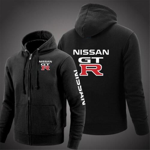 Unisex GTR Male Long Sleeve Winter autumn Casual Hoodie Aston Martin Leisure Sweatshirt Zipper Men Hooded Jacket Hoodies Coats