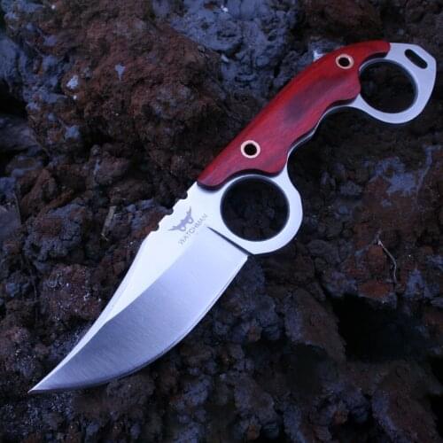 [Watchman MH152-B] Fixed Blade Knife Sharp Durable Outdoor Camping Hunting Survival Tactical Straight Knives EDC Tool Carrying