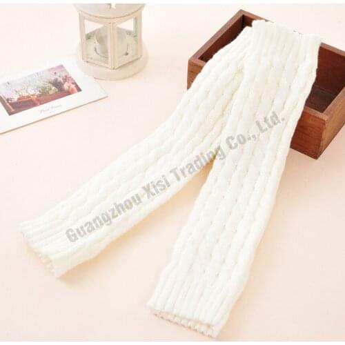 Women socks knit leg warmers thick boot socks fashion lady knee high socks knit crochet winter warmer hot sale